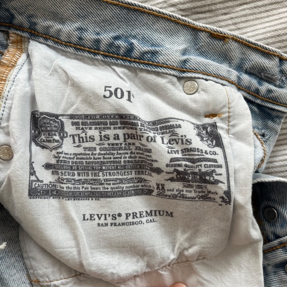 Levi’s 501’s Patchwork Jeans - Picture 7 of 8